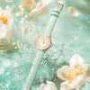 الساعة الخضراء الفاتحة مع ساعة كوارتينج القصيرة تشبه تقريباً الموضة Specification image